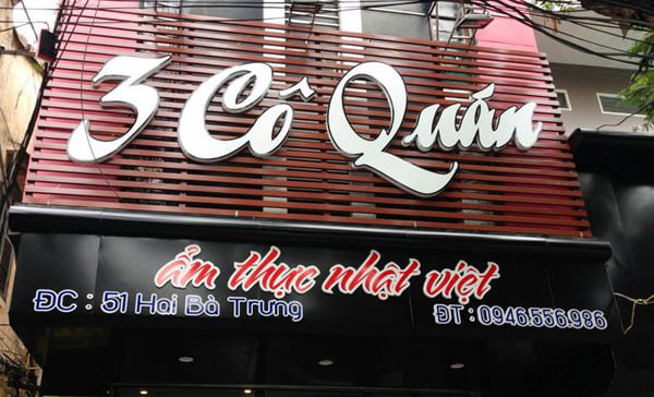 Bảng quảng cáo nhà hàng ăn uống
