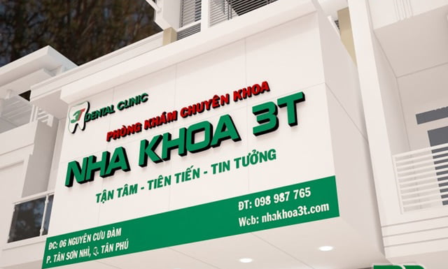 bảng hiệu phòng khám nha khoa